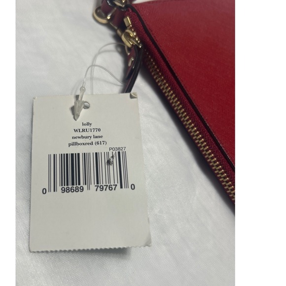Kate‎ Spade Wristlet Wallet Zipper Red New NWT - Picture 5 of 7